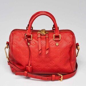 Louis Vuitton Orient Monogram Empreinte Leather Speedy 25 Bandouliere Bag